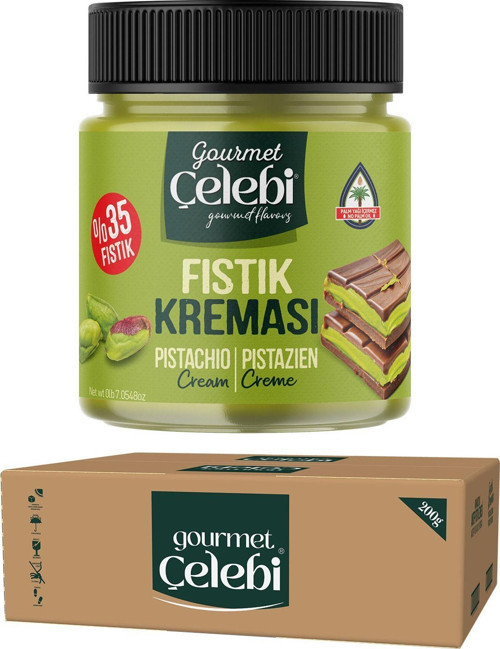 %35 Antep Fıstık Kreması 12'Li Koli - 200 Gr X 12 Adet