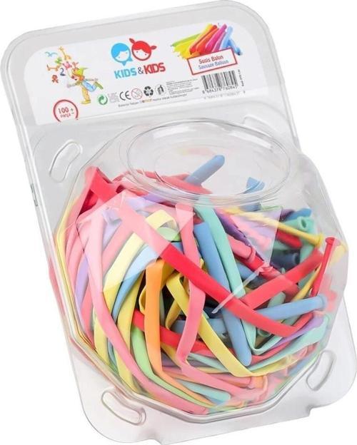 Nessiworld SRT-130 Sosis Balon Karışık Renk 100lü