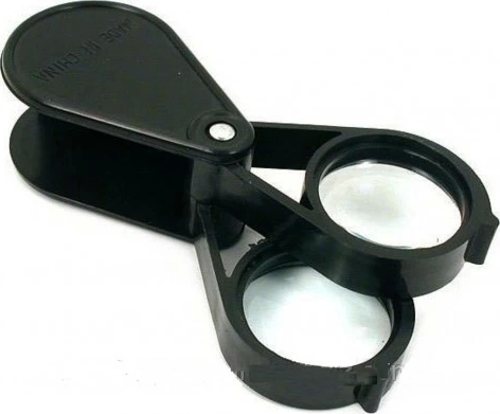 20x30 2k30mm Çıft Optik Lens Katlanan Cep Büyüteç.
