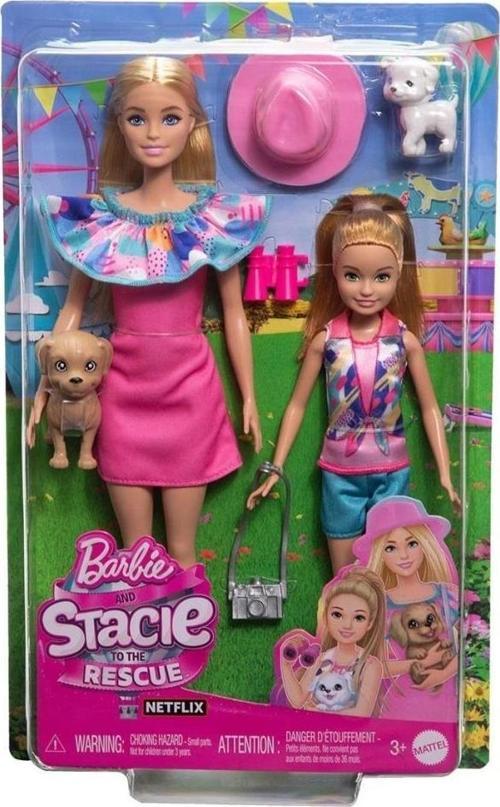 NessiWorld HRM09 Barbie ve Stacie Kız Kardeşler İkili Set - Barbie & Stacie To The Rescue