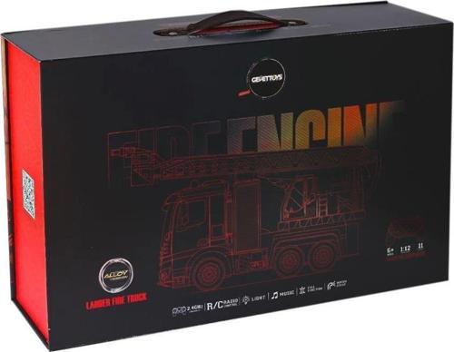 Nessiworld HJ8002-1 Kumandalı Metal İtfaiye 1:12 -Gepttoys