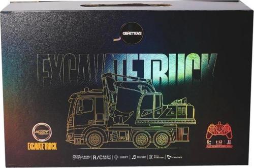Nessiworld HJ8001-2 Kumandalı  Metal  Excavate Truck -Gepettoys