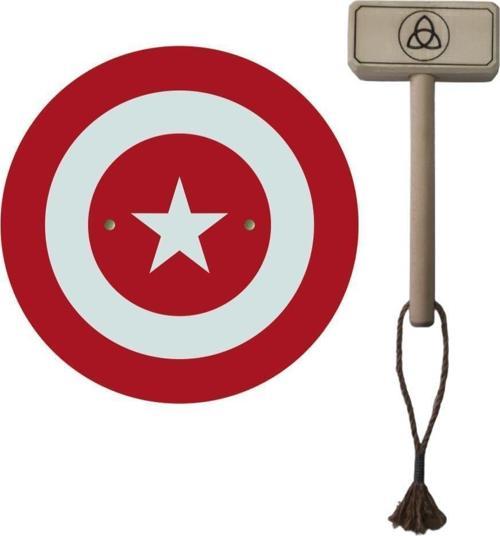 Ahşap Kaptan Türkiye Kalkanı Ve Ahşap Tor (thor) Çekici