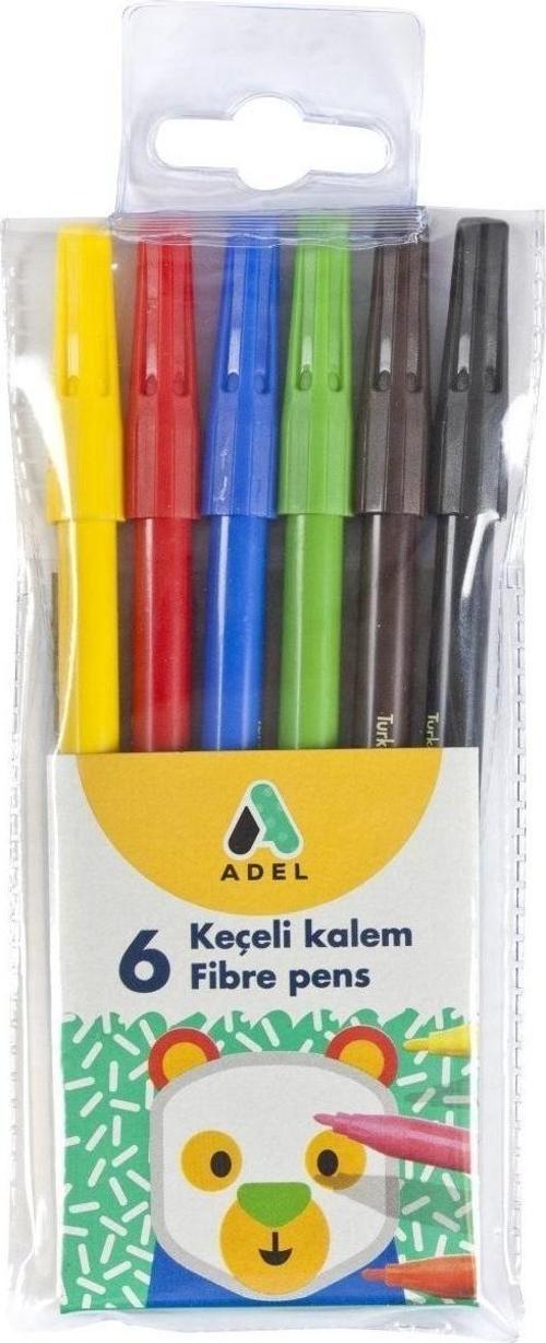 Keçeli Kalem 6 Renk 2220 222001
