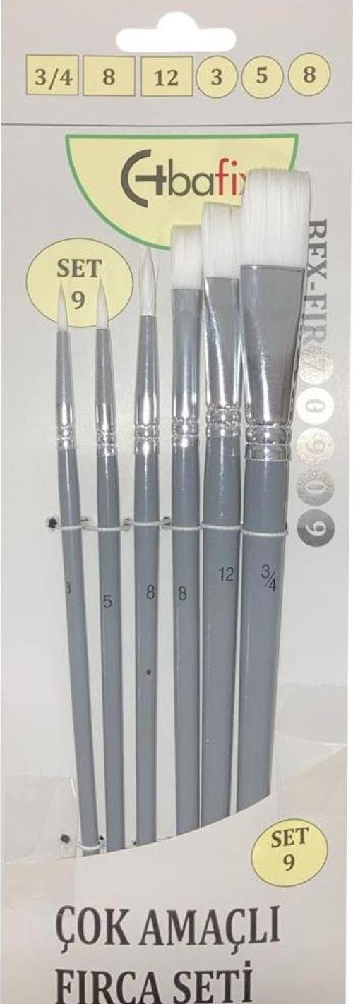 Fırça Seti Çok Amaçlı Artist 6 Lı (3-5-8-3/4-8-12) Set-9 70909