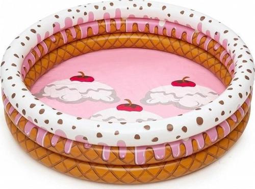 Plaj Oyuncak Havuz Pasta Desenli 160X38Cm Bw51144 (Karışık Renk 1 Adet)
