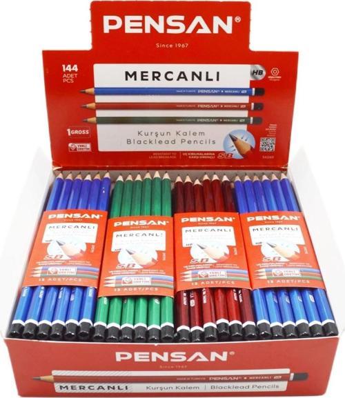 Kurşun Kalem Mercanlı 56260 (144 Lü Paket)