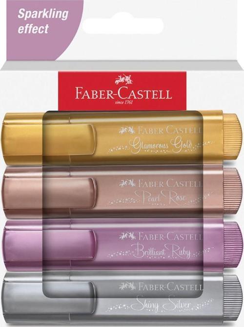 Faber-Castell Fosforlu Kalem 46 Metalik 4 Renk 2024 5030 254674
