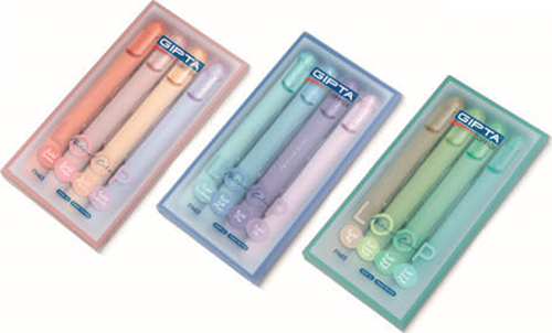 Fosforlu Kalem Loop Pastel 4 Renk Set F1463 (18 Li Stand)