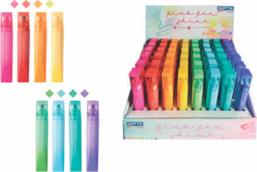 Fosforlu Kalem Pickpen Shine 8 Renk F1711 (48 Li Paket)