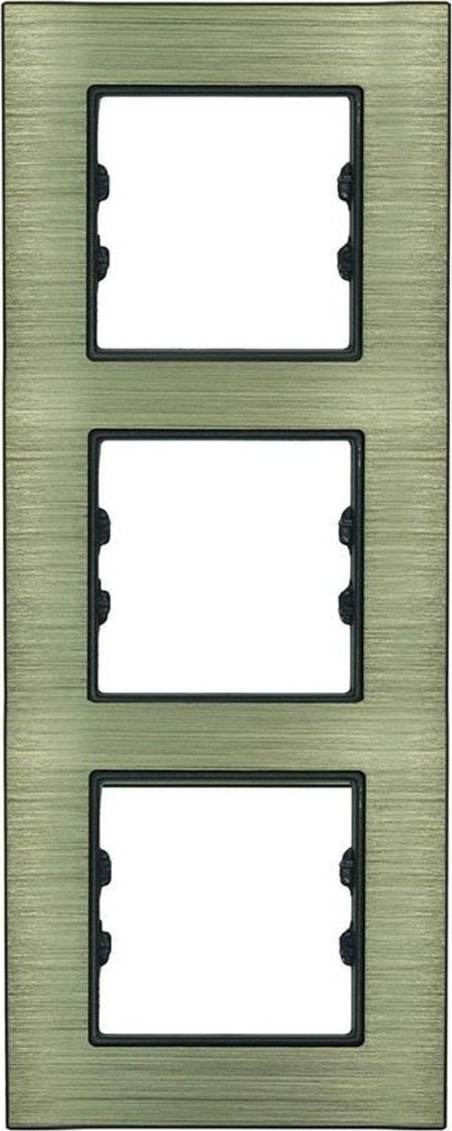 Alg113-71 Asfir Alüminyum Bronz Dikey Üçlü Çerçeve (Mekanizma Hariç)