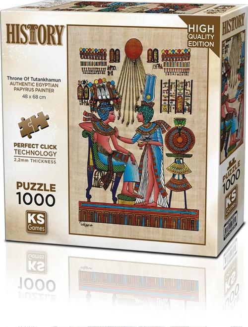 Puzzle 1000 Parça Papirus Throne Of Tutankhamun 20743