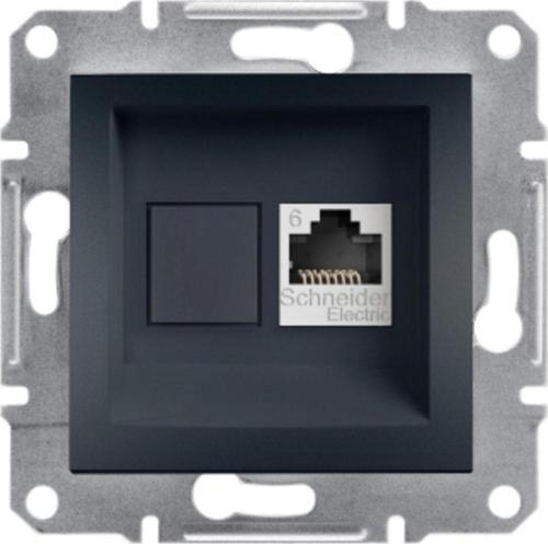 Sch Asfora Plus Antrasıt 1Xrj45 Cat.6 Utp