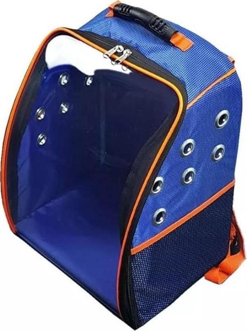 Twist Kedi, Küçük Köpek Sırt Taşıma Çantası Mavi 32-26-40cm