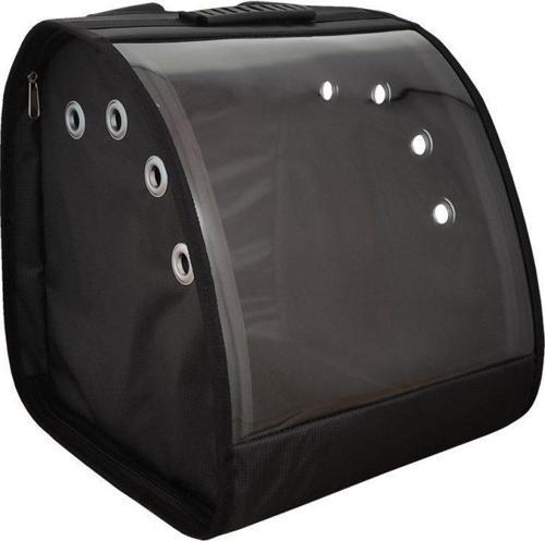 Sumo Kedi, Küçük Köpek Sırt Taşıma Çantası Siyah 32-26-40cm
