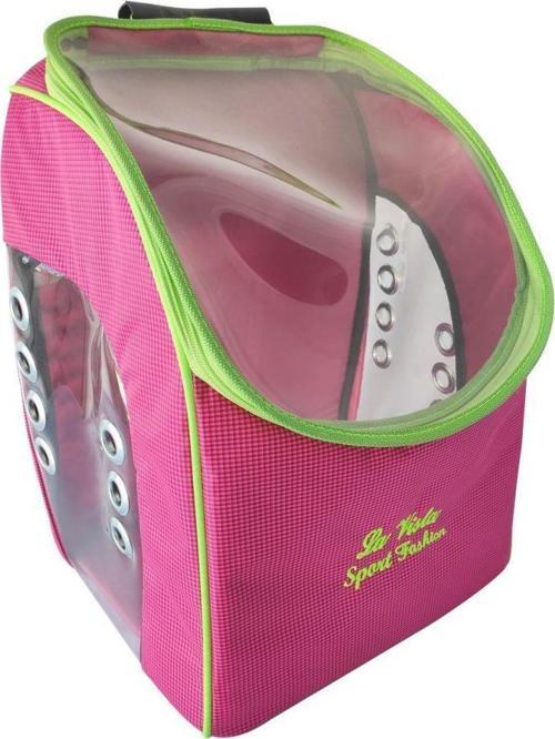 BST Sport Büyük Kedi Köpek Sırt Taşıma Çantası 50-30-23cm 1100 GR Pembe