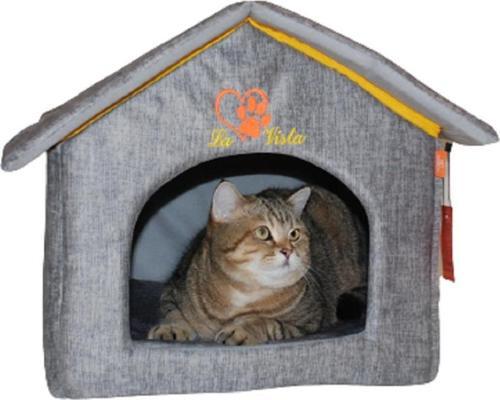 İç Mekan Kedi Evi Gri 40-40-45cm