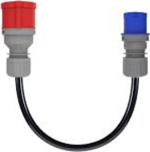 Bkt-0508-2211 Cee Norm Adaptör 3X2,5 Ttr 3/16A Fiş - 5/16A Priz ( 30Cm Kablolu )