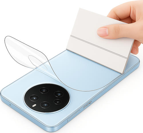 Huawei Pura 70 Pro Arka Kapak Koruyucu Hidrojel Nano Esnek Şeffaf