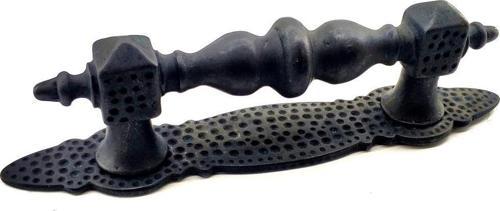 Antika Tarz Dekoratif Pirinç Ağır Kapı Çekme Kolu - Küçük, 215x40 mm, Oksit