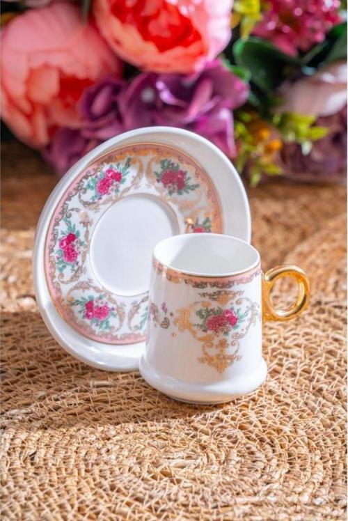 Lenora 6 Kişilik Kahve Fincan Takımı MXG-07171