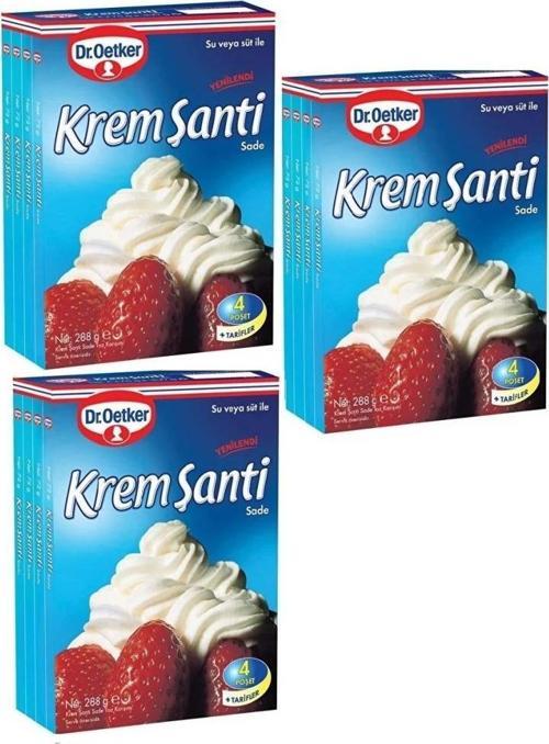 Dr.Oetker Krem Şanti 4'lü 288 g*3