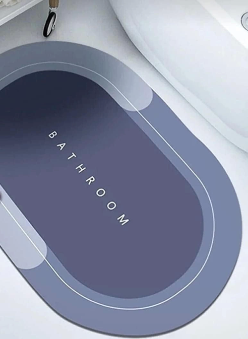 Süper Su Emici Kaymaz Tabanlı Banyo Paspası ( 40*60 )cm