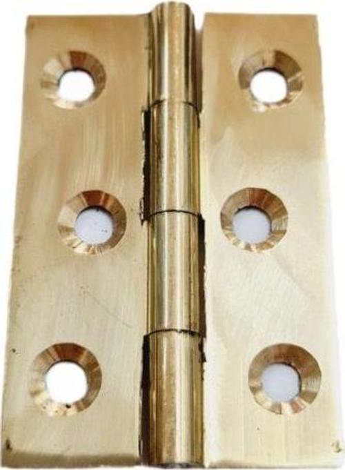 Pirinç Sabit Yaprak Menteşe 80x40x2 mm – 8 cm Dekoratif Menteşe / 5 adet