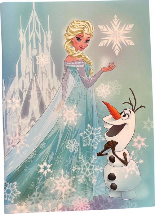 Frozen A5 40 Yaprak Kareli Dikişli Defter