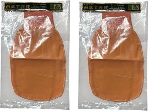 İpek Kese (El geçmeli) Vücut İçin Saf ipek (16 * 26cm),2 Adet, Derya Eren