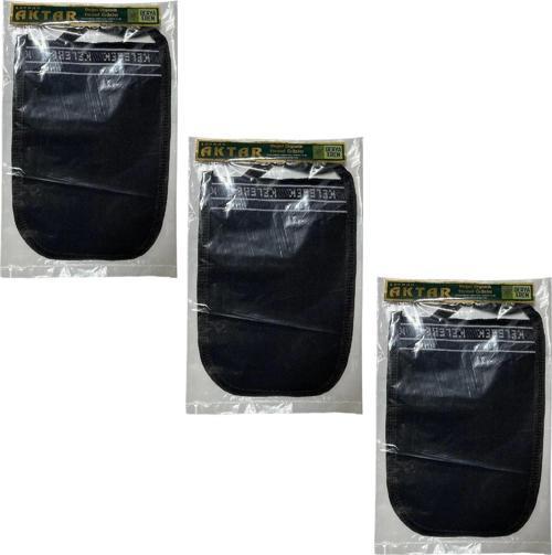 Kese Siyah %70 Floş (El geçmeli) 300 GSM (17 * 25cm),3 Adet, Derya Eren