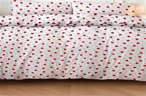 Çift Kişilik Pamuklu Nevresim Takımı 2 Adet Yastık Kılıfı 50x70