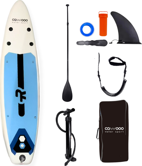 Sup Şişme Sörf Tahtası Stand Up Paddle Board 80*320*15 Cm Açık Mavi