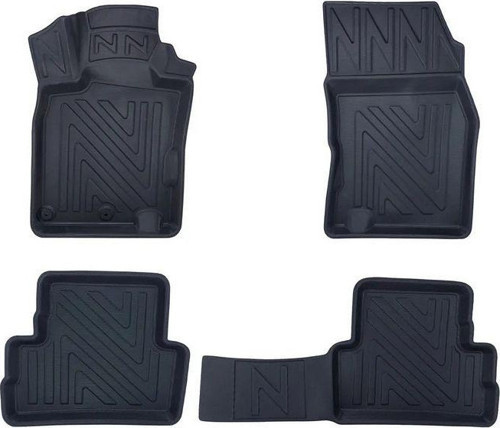 Nissan Qashqai 2013-2021 ile Uyumlu Carbon Desenli Ultra Premium Havuzlu Oto Paspas