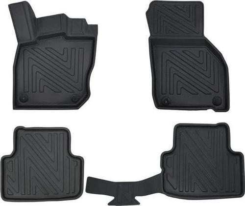 Skoda Octavia 2020 Sonrasi ile Uyumlu Carbon Desenli Ultra Premium Havuzlu Oto Paspas