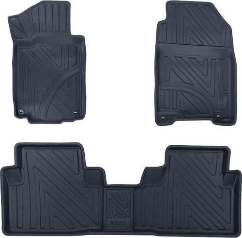 Honda Cr-V 2011-2017 ile Uyumlu Carbon Desenli Ultra Premium Havuzlu Oto Paspas