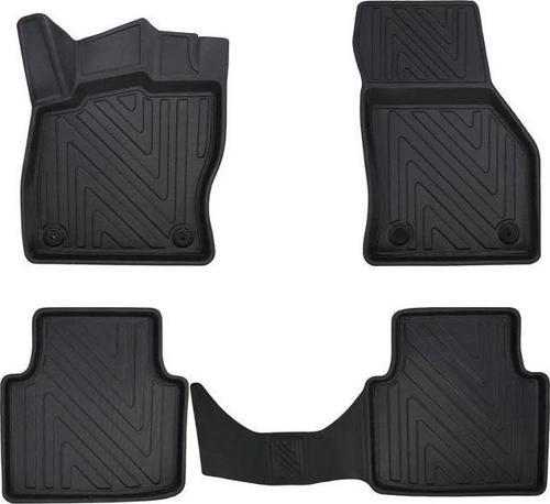 Skoda Super B 2015-2020 ile Uyumlu Carbon Desenli Ultra Premium Havuzlu Oto Paspas