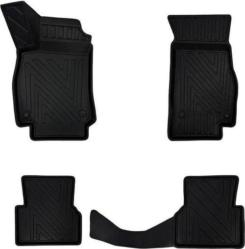 Audi A6 2018 Ve Sonrası ile Uyumlu Carbon Desenli Ultra Premium Havuzlu Oto Paspas