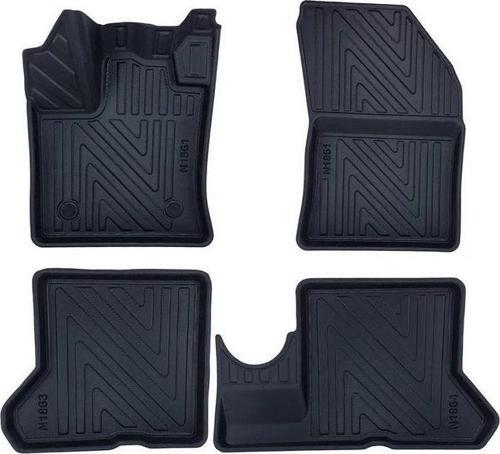 Renault Express 2021 Sonrasi ile Uyumlu Carbon Desenli Ultra Premium Havuzlu Oto Paspas