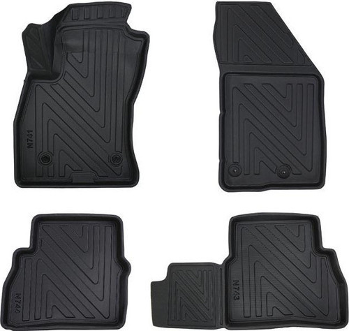 Fiat Doblo 2010-2015 ile Uyumlu Carbon Desenli Ultra Premium Havuzlu Oto Paspas