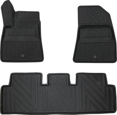 Tesla Model 3 2017 Sonrasi ile Uyumlu Carbon Desenli Ultra Premium Havuzlu Oto Paspas