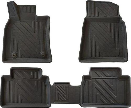 Toyota Camry Hybrid 2018-2024 ile Uyumlu Carbon Desenli Ultra Premium Havuzlu Oto Paspas