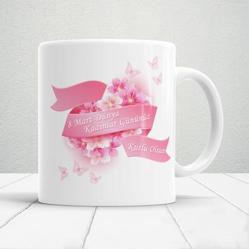 8 Mart Dünya Kadınlar Gününe Özel Hediyelik Kupa Bardak Mod3