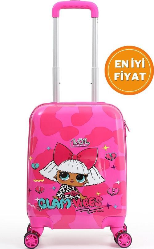 Kids LOL Surprise Glam Vibes Lisanslı Pembe Kız Çocuk Valizi – Hafif ve Dayanıklı