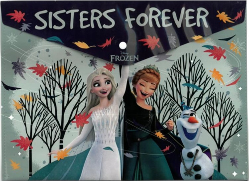 Lisanslı Frozen A4 Çıtçıtlı Dosya Sisters Forever