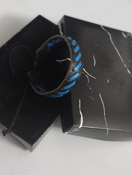 Asansörlü Vegan Deri Bileklik