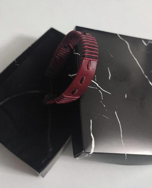 Vegan Deri Asansörlü Bileklik