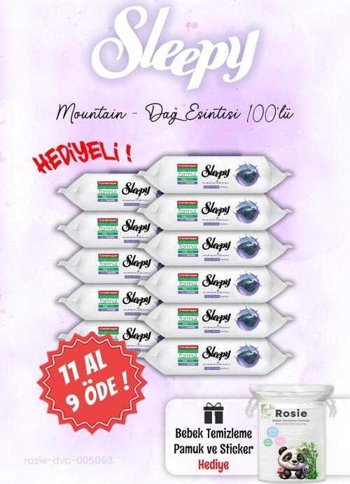 11 AL 9 ÖDE Sleepy Mountain Dağ Esintisi Islak Havlusu  ve ROSIE