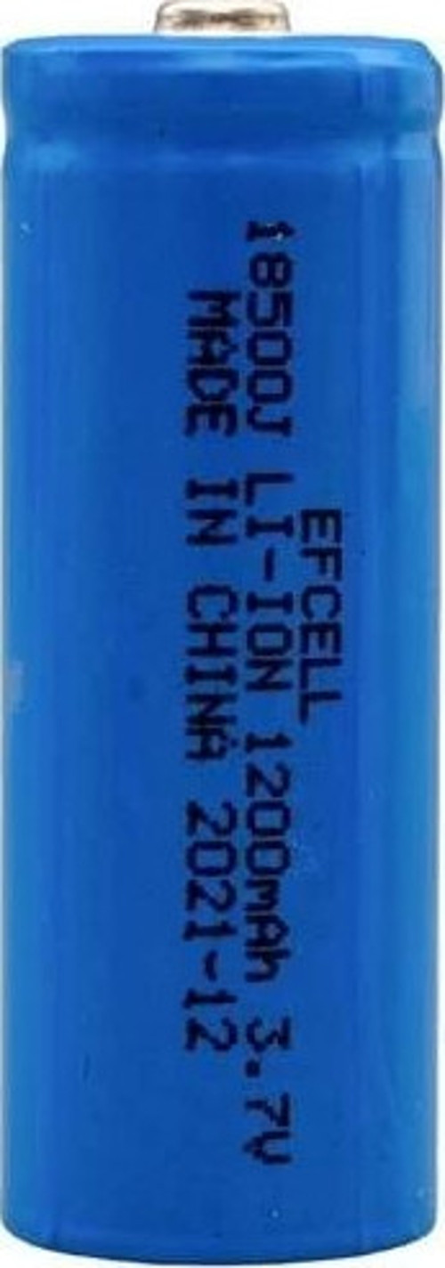 3.7 Volt 1200 mAh Lithium 18500 Pil Başlıklı