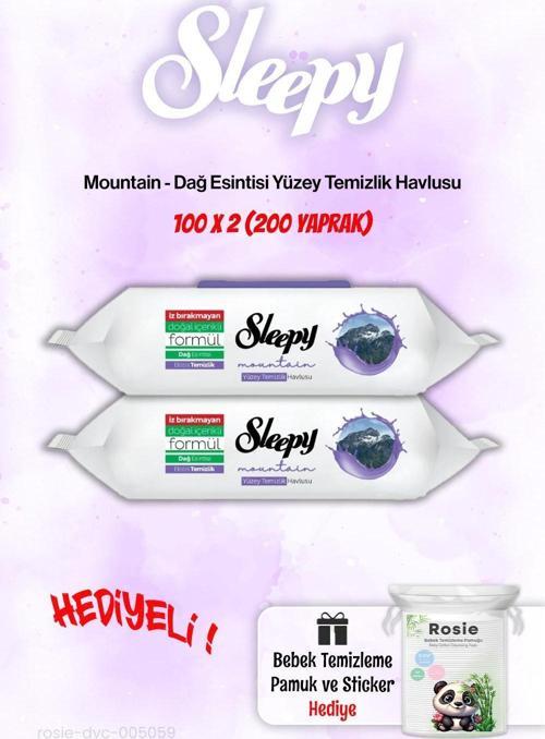 Mountain Dağ Esintisi Islak Havlusu 2'li ve ROSIE